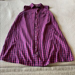 Liz Lange Maternity Dress, purple & Navy, small